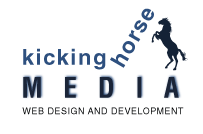 Kicking Horse Media Web Design & Development Logo Kicking Horse Media Web Design & Development Logo